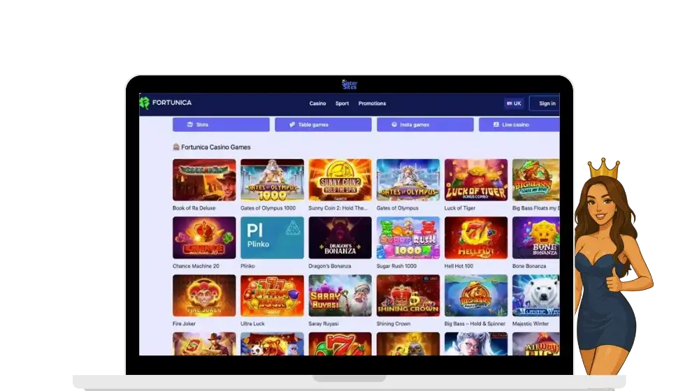 Welkom in Fortunica Casino image 3